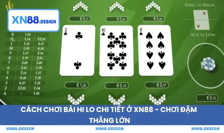 Cách Chơi Bài Hi Lo Chi Tiết Ở XN88 - Chơi Đậm Thắng Lớn